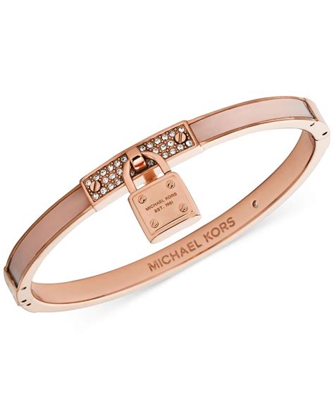 michael kors rose gold bracelet macy& 39|Michael Kors rose gold satchel.